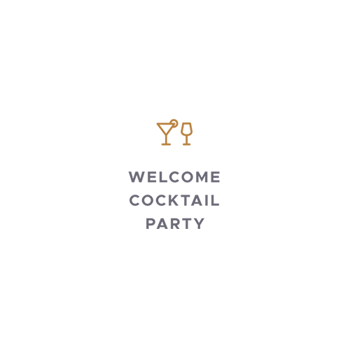 welcome cocktail party