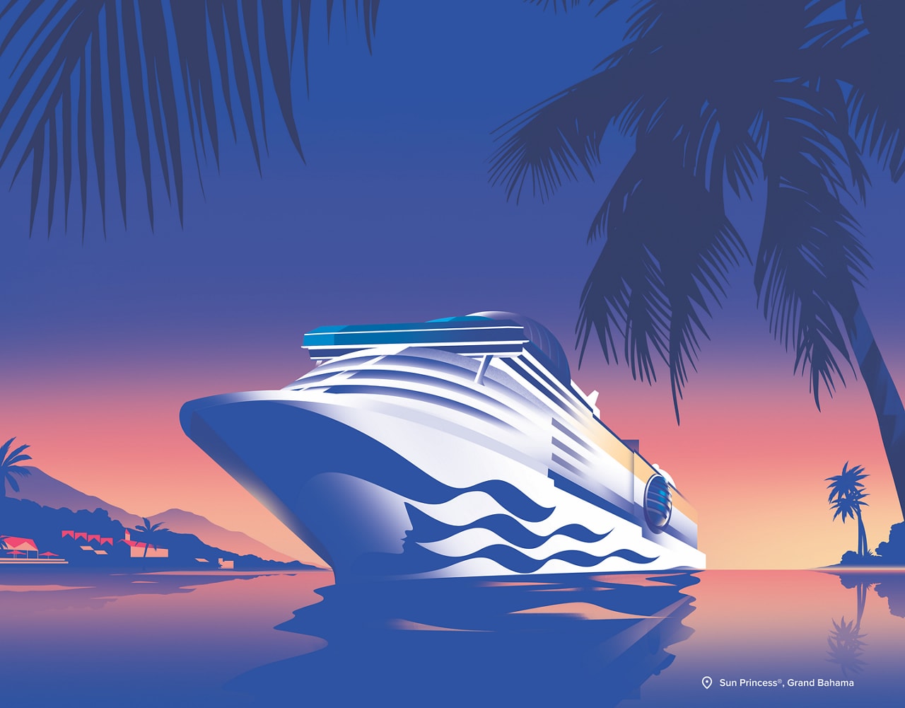 Bahamas Princess Cays Aerial